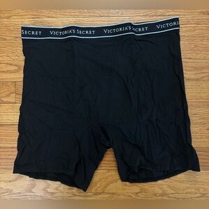 Victoria’s Secret Boy Brief Women’s XXL Black Slip Boxer Panty Intimates New